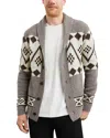Rails Men's Kallio Cardigan Sweater In Maple Oat