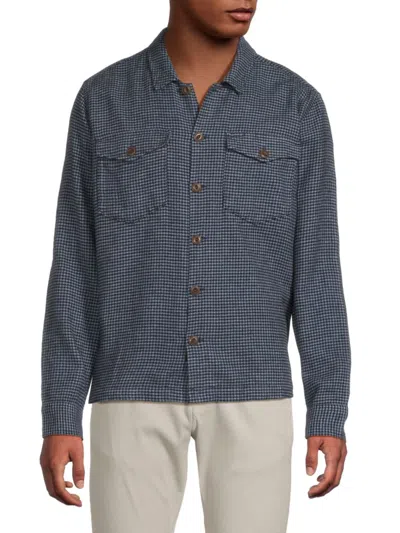 Rails Men's Kerouac Cotton Shirt Jacket In Blue