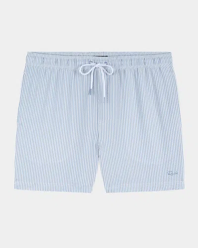 Rails Men's La Brea Stripe Seersucker Swim Trunks