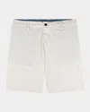 Rails Laguna Stretch Cotton Shorts In Stone