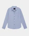 Rails Lennox Chambray Button-up Shirt In Blue