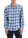 Rails Lennox Check Button Down Shirt In Blue