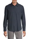 Rails Men's Lennox Cotton-blend Button-up Shirt In Blue