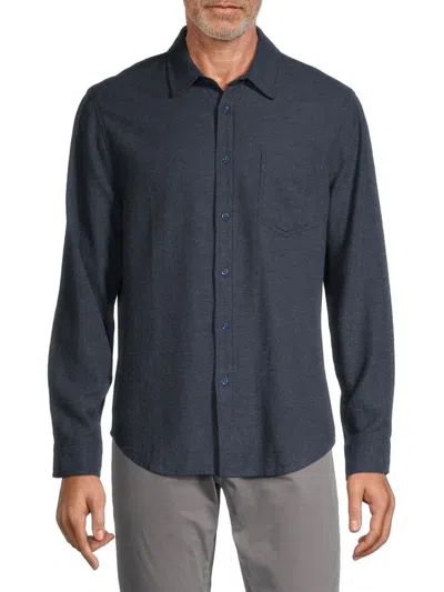 Rails Men's Lennox Cotton-blend Button-up Shirt In Blue