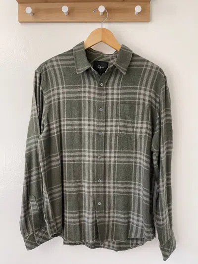 Rails Men Lennox Flannel In Old Growth Melange In Grey