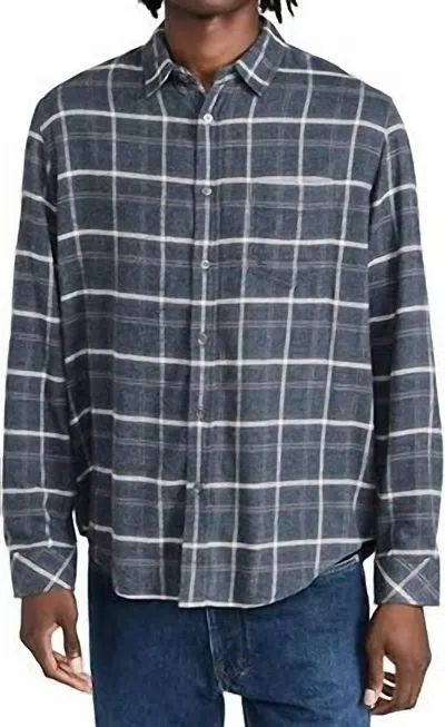 Rails Men's Lennox Shirt In Shadow Wheat Melange In Gray
