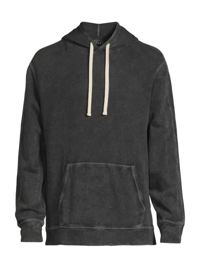 Rails Men's Lightweight Jersey Hoodie In Black