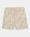 Rails Men's Logan Floral Embroidered Pull-on Shorts