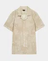 Rails Men's Maverick Patchwork Camp Shirt In Brown