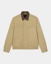 Rails Men's Mckinley Canvas And Faux Sherpa Trucker Jacket In Multi