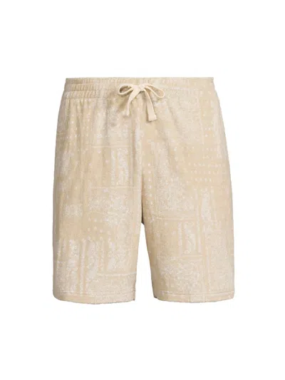 Rails Men's Nova Bandana Print Sweat Shorts In Brown