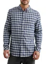 Rails Men's Reid Gingham Stretch-cotton Shirt In Blue