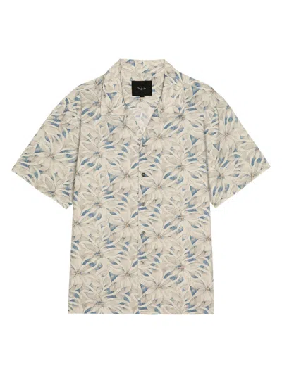 Rails Men's Rhodes Callalily Camp Shirt In Neutral