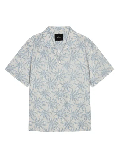 Rails Men's Rhodes Hawaiian Ice Camp Shirt In Gray