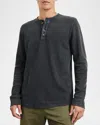 Rails Skhi Slub Cotton Jersey In Washed Black
