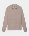 Rails Men's Stark Merino Quarter-zip Sweater In Oat Melange