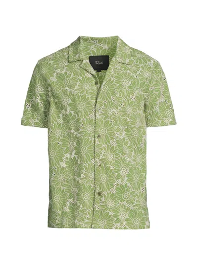 Rails Men's Tyler Sunflower Cotton Shirt