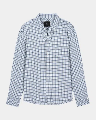 Rails Men's Vance Sport Shirt In Stellar Navy Check