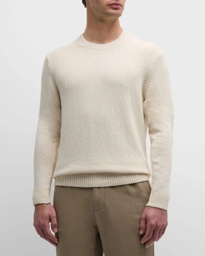 Rails Men's Ves Crewneck Sweater In Butter Cream