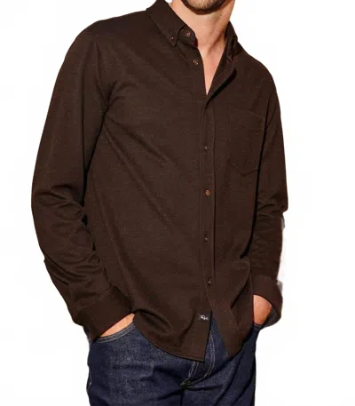 Rails Men's Vincent Shirt In Espresso In Brown
