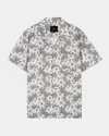 Rails Waimea Short Sleeve Linen Blend Camp Shirt In Perennial Charcoal