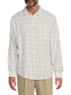Rails Wyatt Shirt Misty Pebble Path In Brown