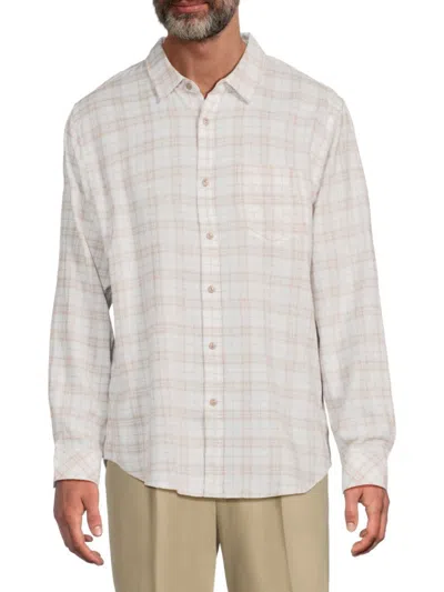 RAILS MEN'S WYATT CHECKED COTTON SHIRT