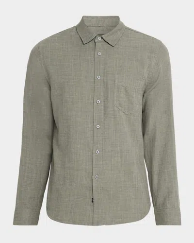 RAILS MEN'S WYATT MELANGE BUTTON-DOWN SHIRT