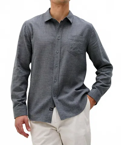 Rails Men's Wyatt Shirt In Charcoal Navy Houndstooth In Multi