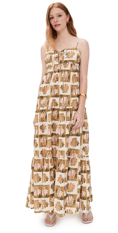Rails Mica Shell Dress Checkered Shells