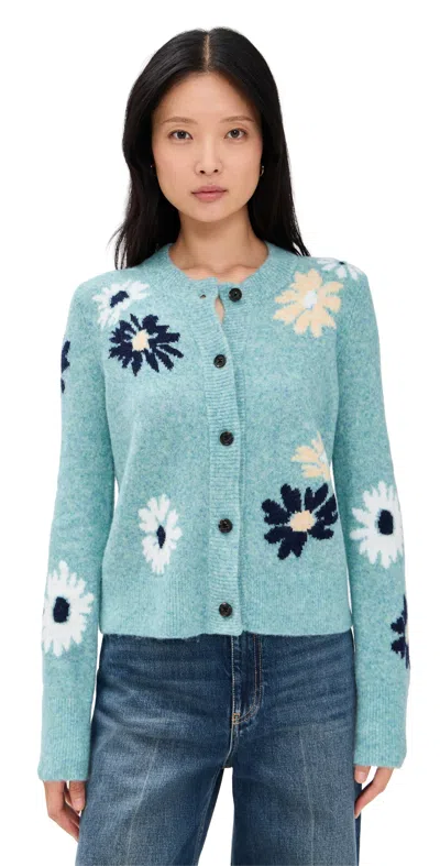 RAILS MILLIE CARDIGAN HEATHER TEAL