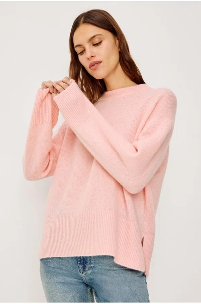 Rails Miranda Crew Neck Sweater In Carnation In Pink