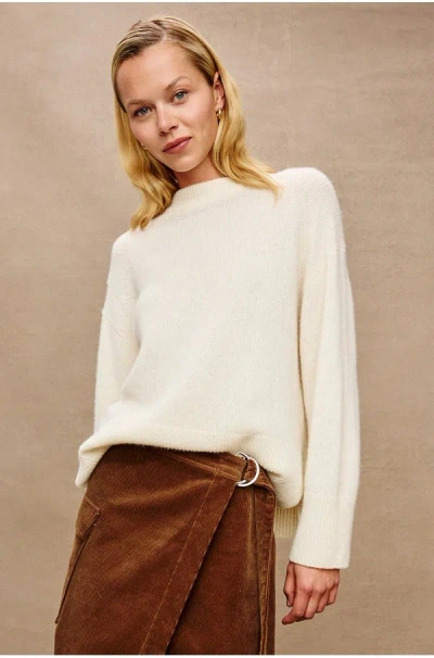 Rails Miranda Crew Neck Sweater In Ivory In White