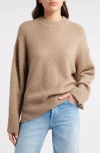 Rails Miranda Crewneck Cashmere & Silk Sweater In Oatmeal
