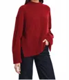 Rails Miranda Cashmere-silk Sweater In Red