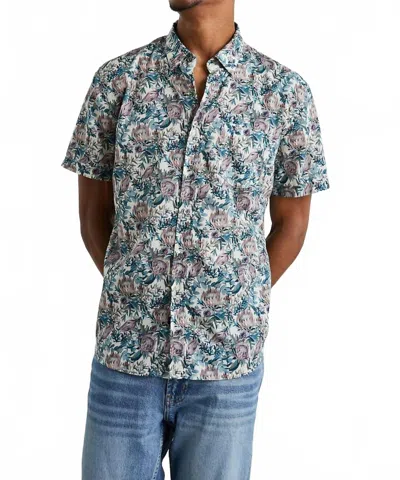 Rails Monaco Shirt In Watercolor Floral In Blue
