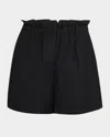 Rails Monte Paper Bag Shorts In Black