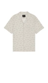 Rails Moreno Button Down Camp Shirt In Grey