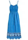 Rails Murano Embroidered Eyelet Cotton Sundress In Blue