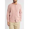 Rails Mykonos Linen Blend Button-up Shirt In Desert Rose
