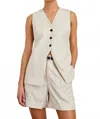Rails Mylah Vest In Birch Pinstripe