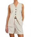 Rails Mylah Vest In Birch Pinstripe In Neutral