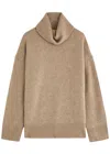 Rails Nadine Roll-neck Cashmere-blend Jumper In Beige