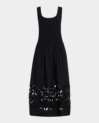 Rails Nadya Cutout Midi Dress In Black