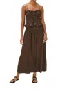 Rails Nara Midi Skirt In Espresso In Brown