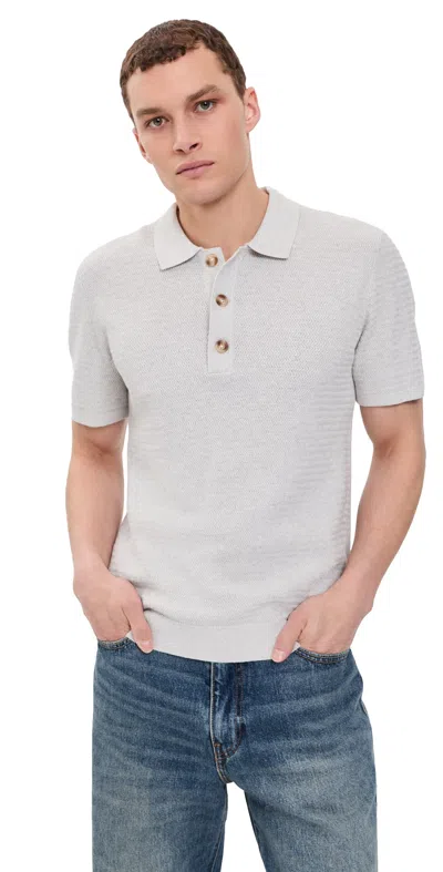 Rails Nathan Polo Heather Grey In Gray