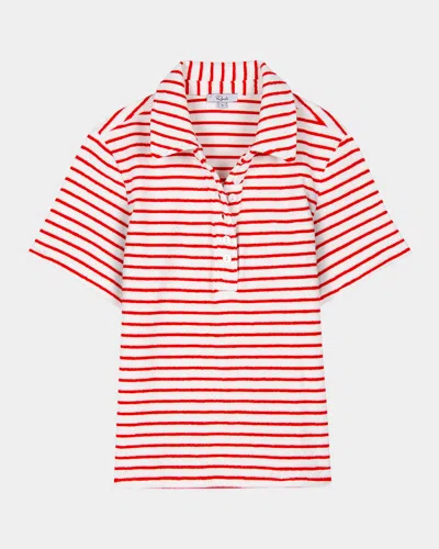 RAILS NAVELI STRIPED POLO