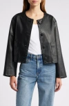 Rails Nevina Faux Leather Jacket In Black