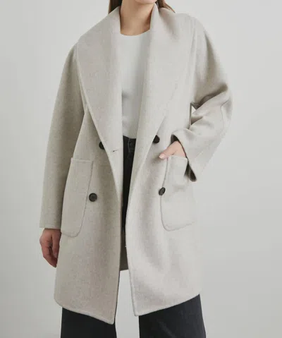 Rails Nily Coat In Oatmeal In White
