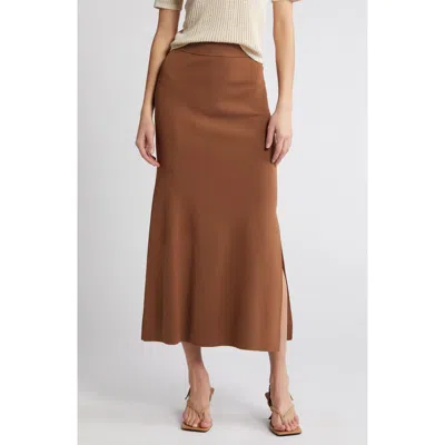 Rails Nora Midi Sweater Skirt In Brown